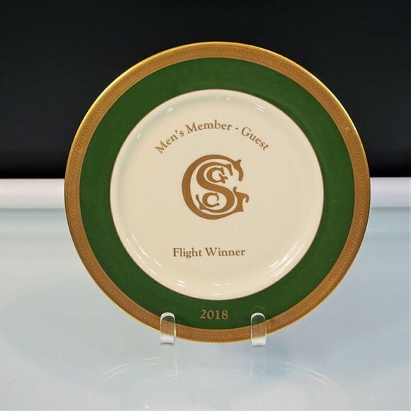 Gulf Stream Golf Club Member Guest Flight Winner Lenox Plate Delray Beach FL - Picture 1 of 8